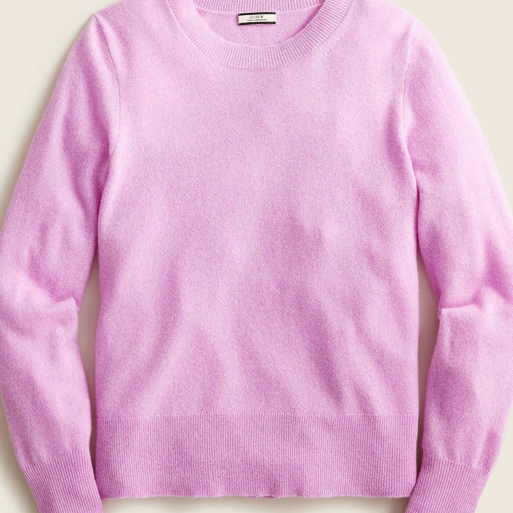 JCREW Pink Crewneck Sweater